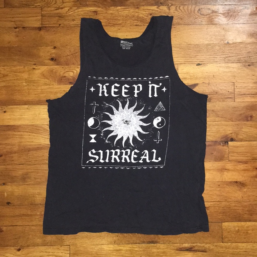 Cut T-shirt tank top, grungy, urban outfitters